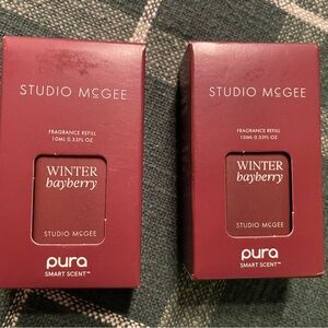 Studio McGee Winter Bayberry Fragrance Refill for Pura smart scents system—set/2